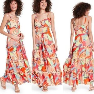 ALEXIS for Target maxi Floral Ruffle Dress